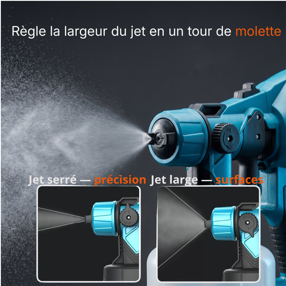 Pistolet à peinture sans fil 18V